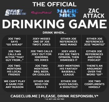 Joe Two Drinking Game