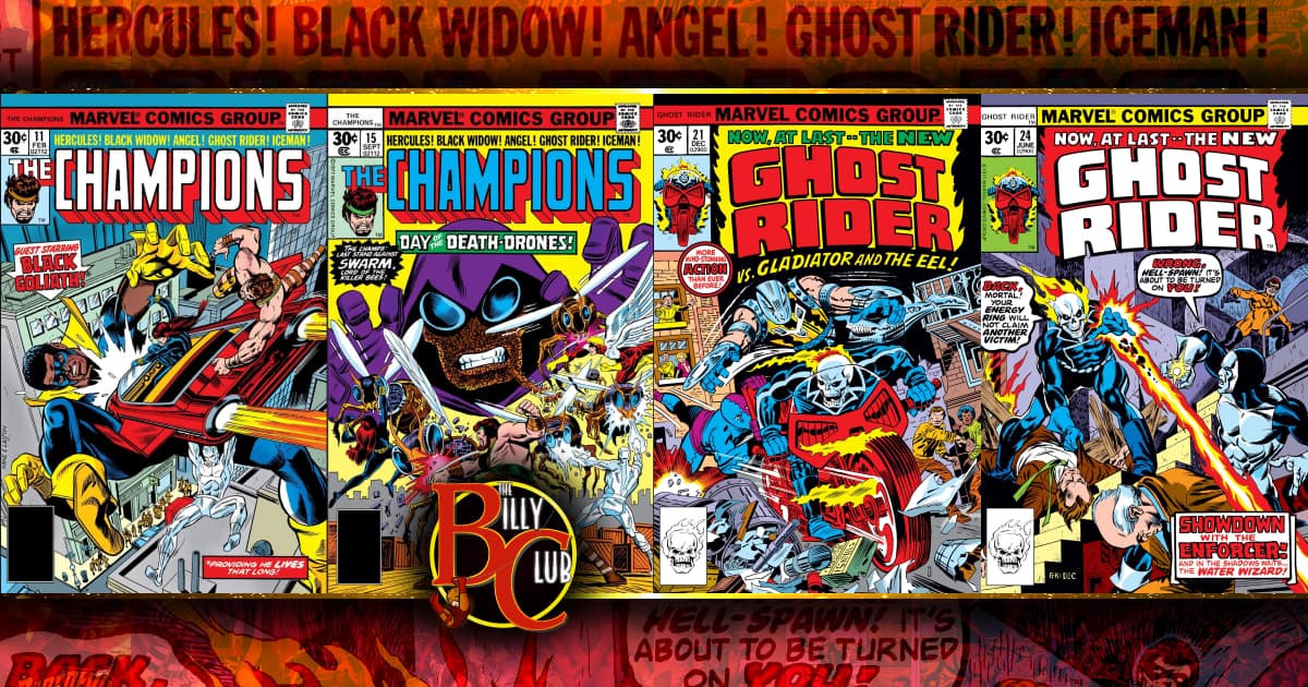 Daredevil, Karen Page, & Black Widow in Champions #11 - 15 & Ghost Rider #21 - 24!