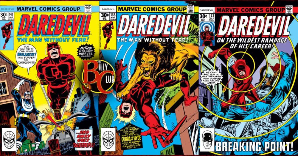 Daredevil #141 - 147 plus Spider-Man, The Avengers, & Iron Fist