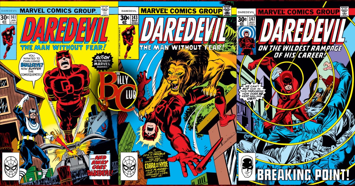 Daredevil #141 - 147 plus Spider-Man, The Avengers, & Iron Fist