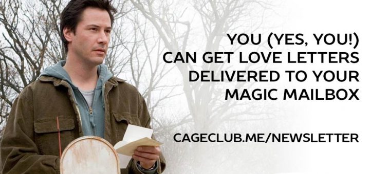 #CageClub Newsletter (Keanu)