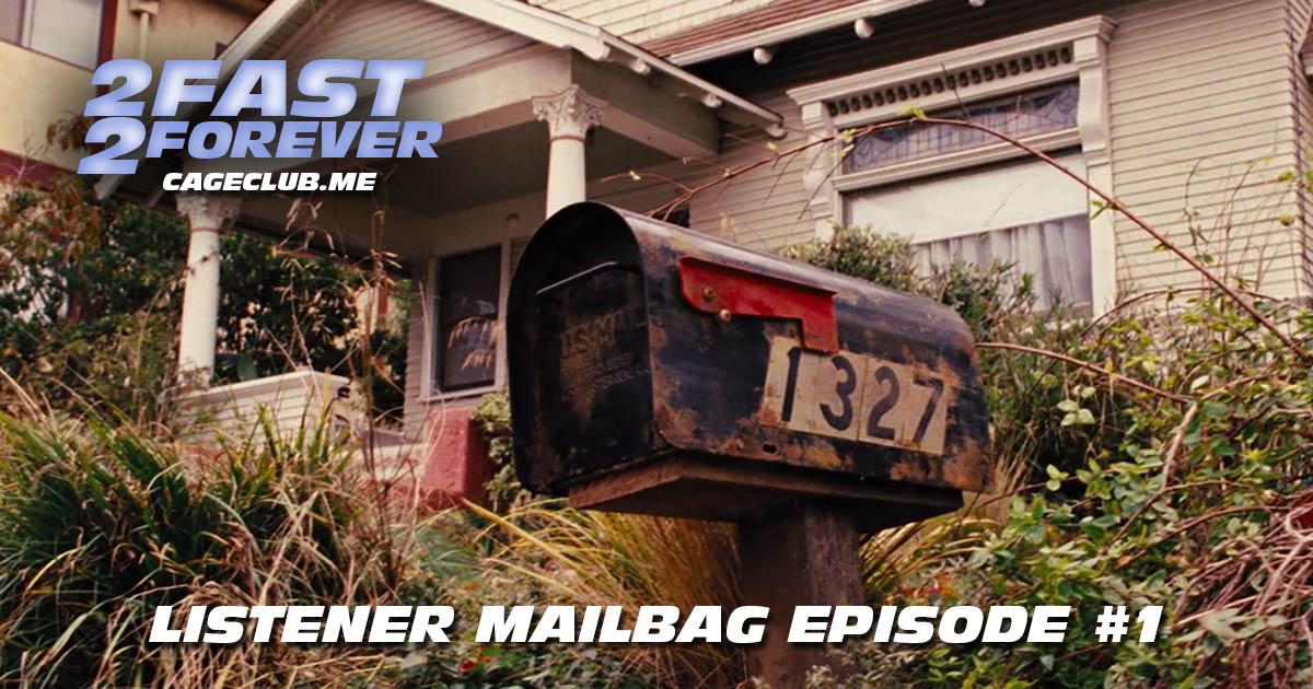 Listener Mailbag #1