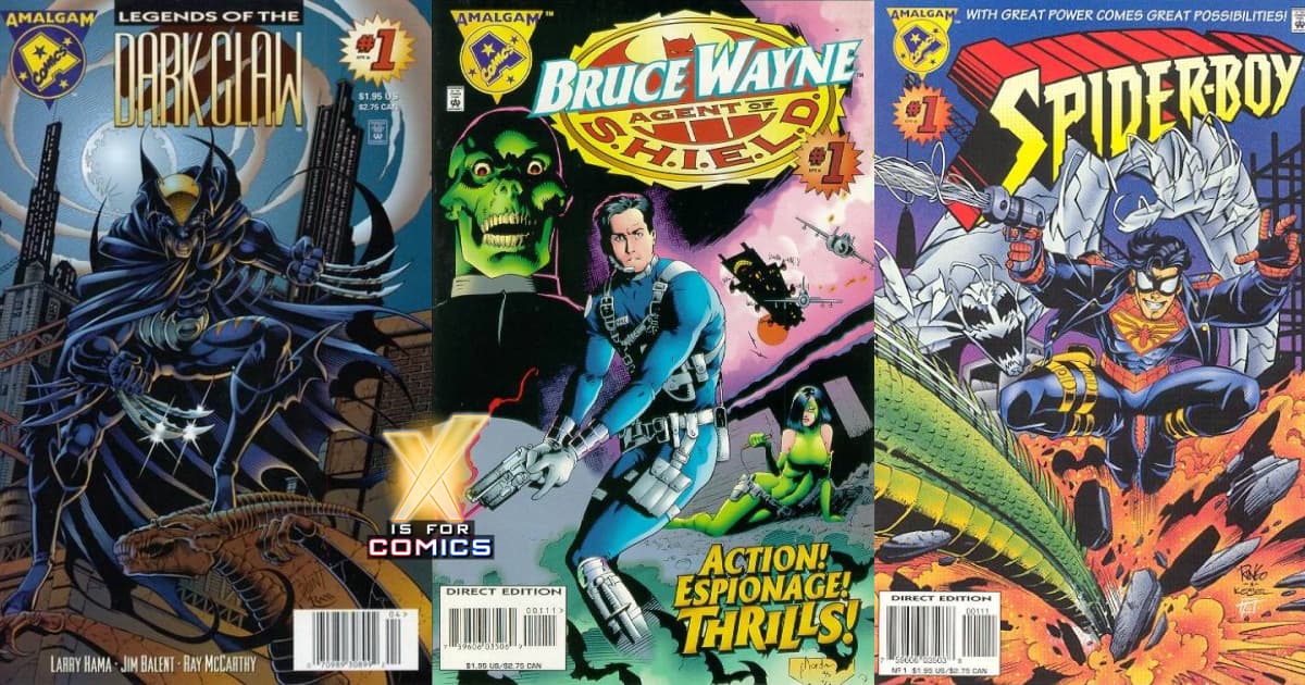 Amalgam: The Legend Of Dark Claw, Bruce Wayne Agent Of SHIELD, Spider-Boy
