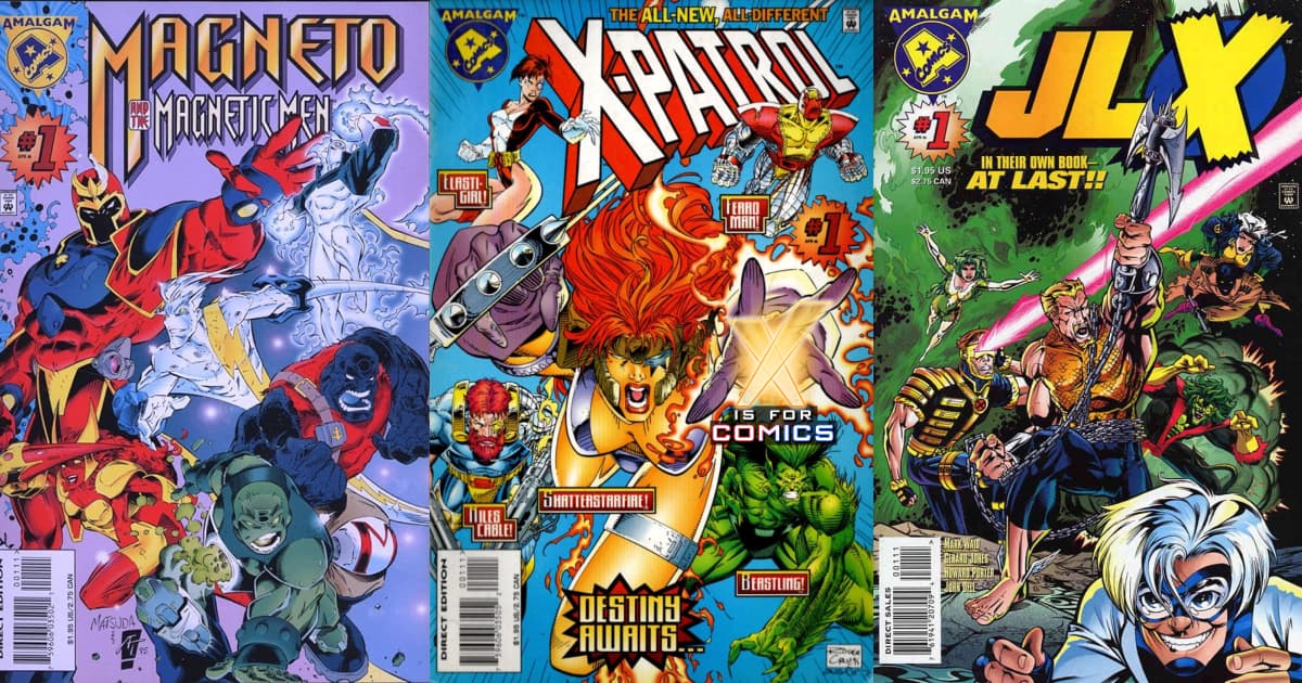 Amalgam: Magneto & The Magnetic Men #1, X-Patrol #1, JLX #1