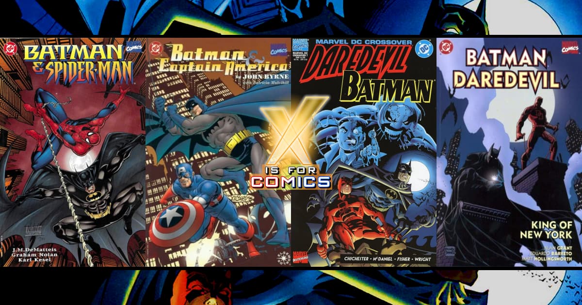 Marvel Vs DC - Batman Crossovers: Captain America (‘97), Spider-Man (‘97), & Daredevil (‘97 & ‘00)
