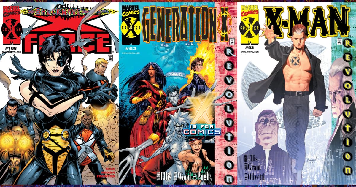 X-Men: Revolution – Counter X: X-Force 102 - 109, Generation X 63 - 70, X-Man 63 - 66