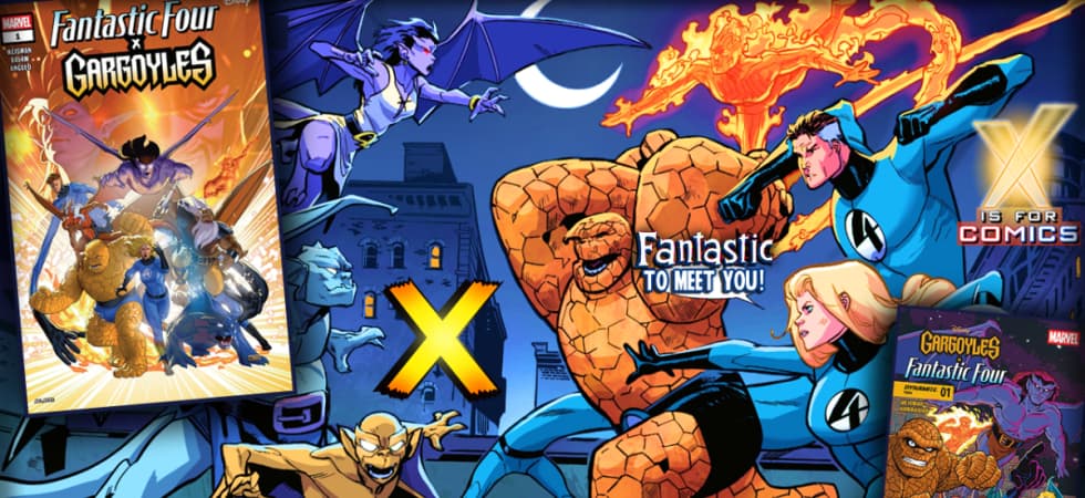 The Fantastic Four + Gargoyles Crossover! B