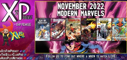 Nov 2022 Modern Marvels Live feat Shield Of Justice, Moon Knight #17, Shang-Chi #1-5, Punisher #8, Daredevil #7, Damage Control #1-5, & Miracleman #2!