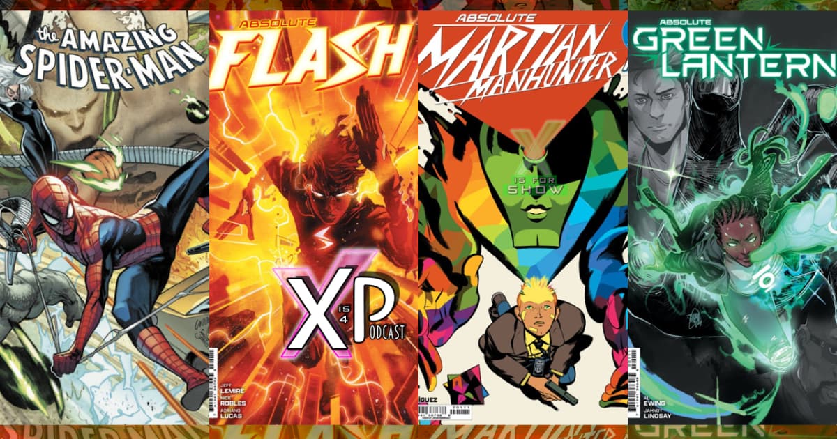 Reviewing Amazing Spider-Man & Absolute Flash, Martian Manhunter, & Green Lantern!