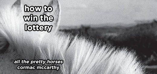 how to win the lottery s17e3 – all the pretty horses by cormac mccarthy