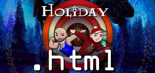 .html #071 – Holiday HTML Office Party! featuring Power Rangers!