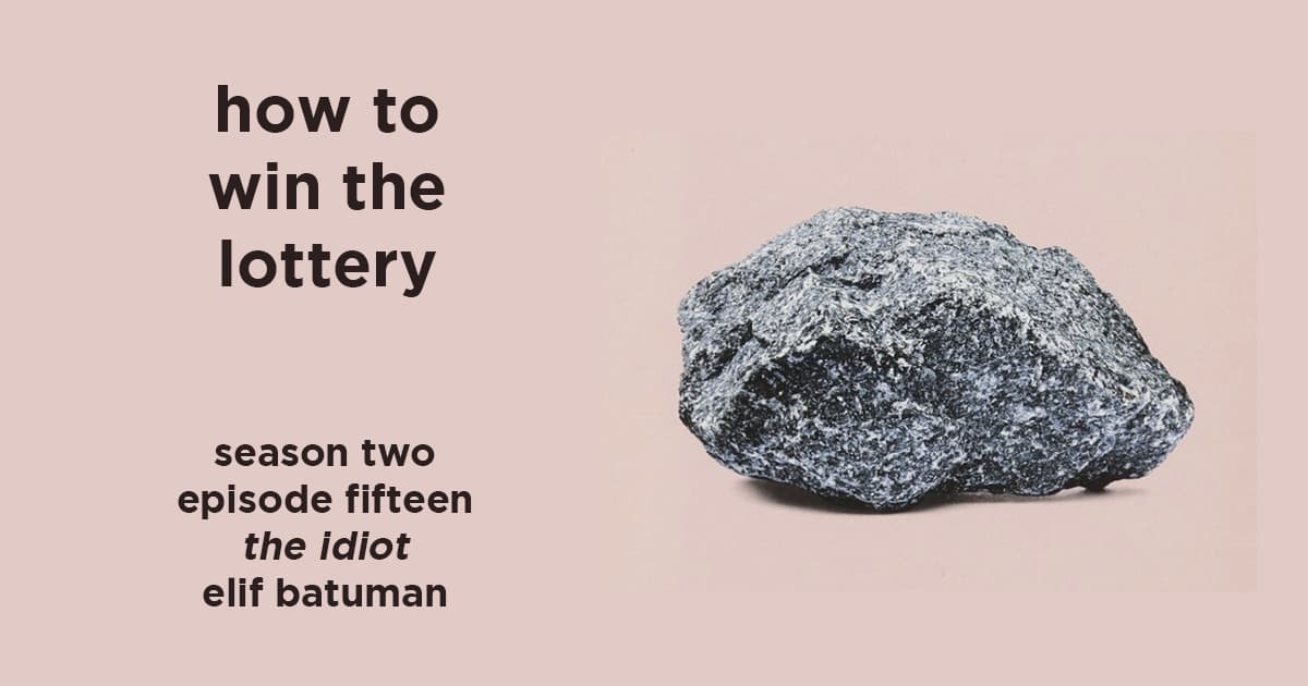 how to win the lottery s2e15 – the idiot by elif batuman