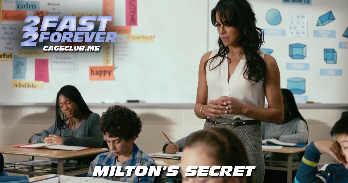 2 Fast 2 Forever #128 – Milton's Secret (2016)