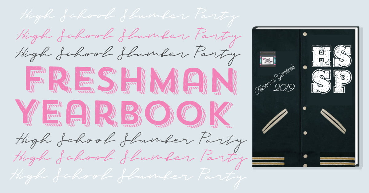 High School Slumber Party #060 – Freshman Yearbook Special