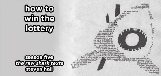 how to win the lottery s5e8 – the raw shark texts by steven hall
